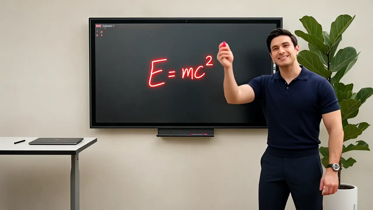 Animated Online Teacher source motion video
