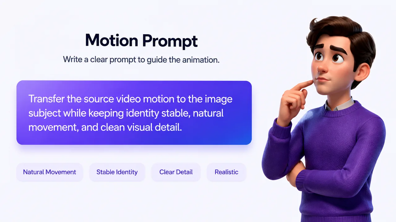 Motion prompt input