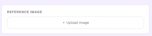 Uploading a reference image