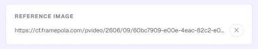 Uploading a reference image